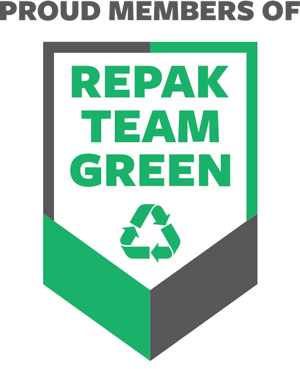 WIllowWarm accreditations | Repak Team Green logo