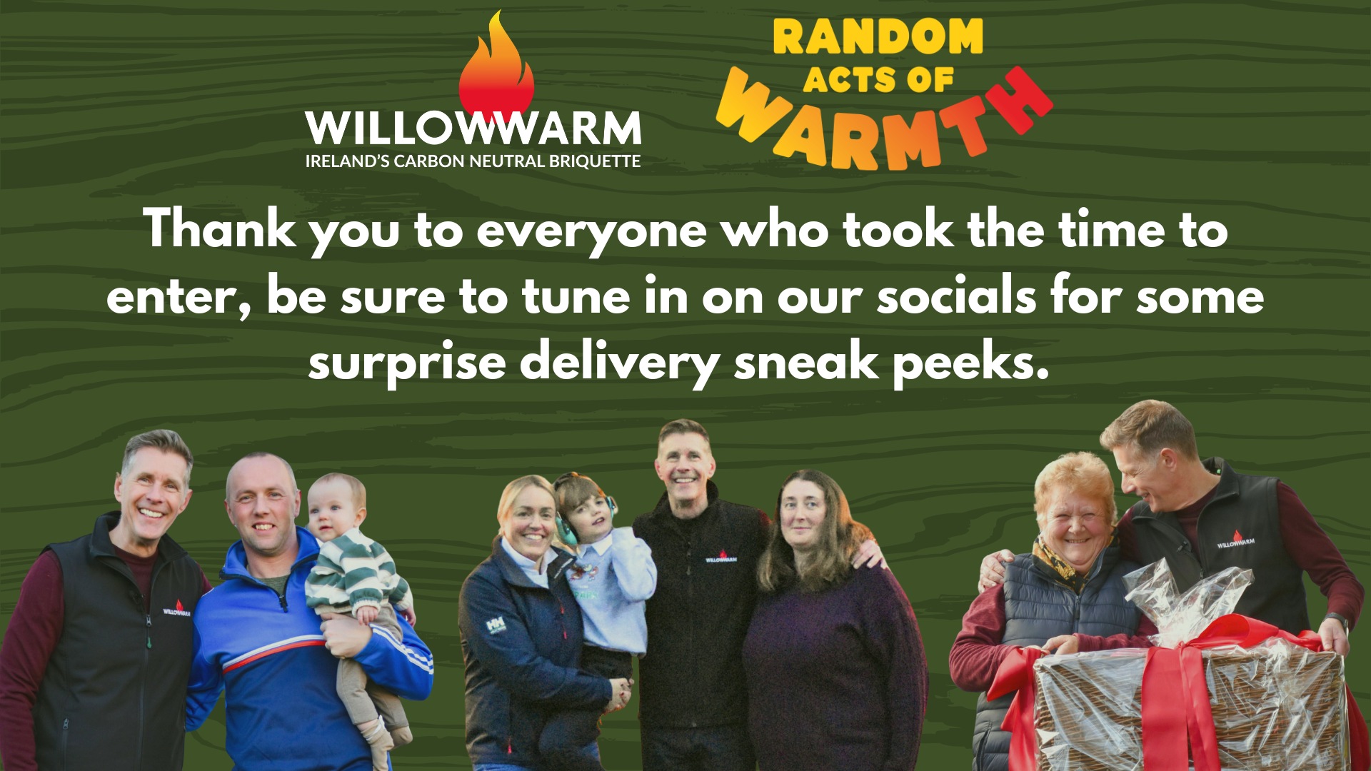 Thank you to Random Acts of Warmth