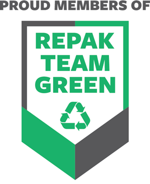 WIllowWarm accreditations | Repak Team Green logo