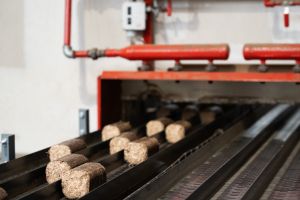 WillowWarm Briquettes on a production line